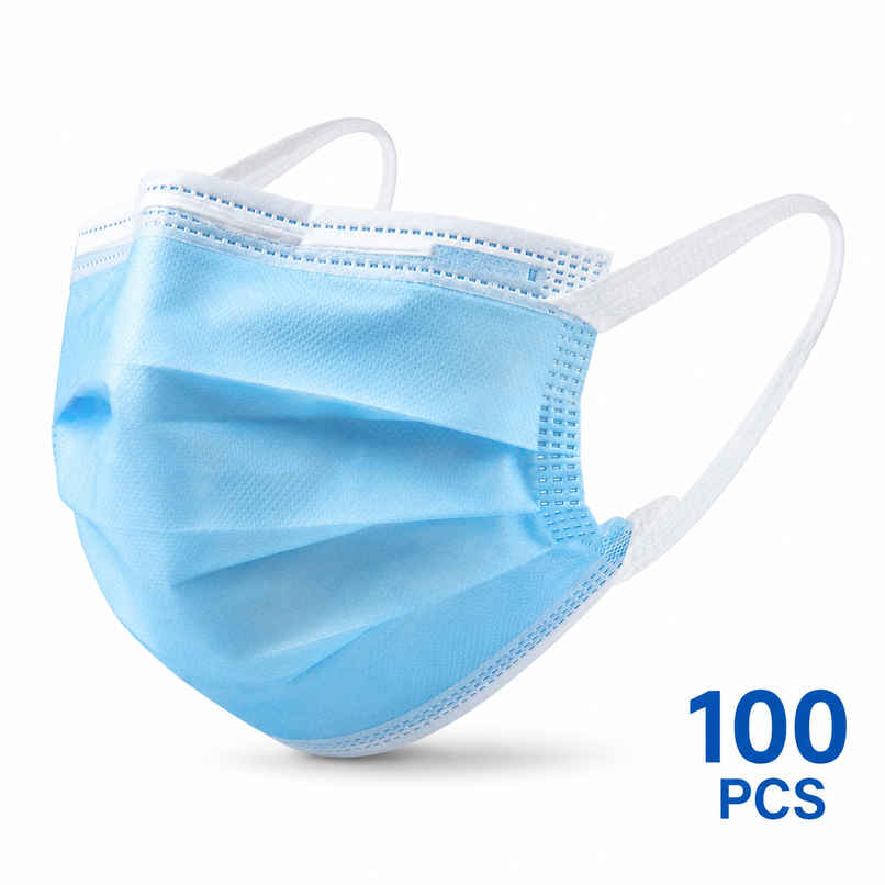 Stergic Softloop 3 Ply Disposable Face Mask Soft And Breathable Non-Woven Fabric With Earloop