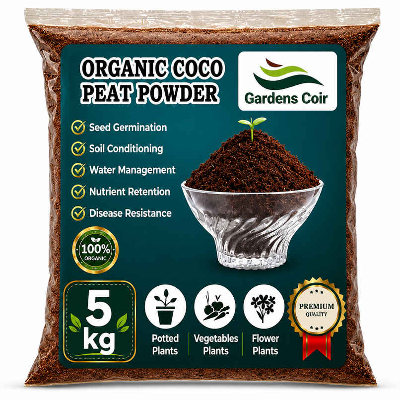 Gardens Coir Premium Cocopeat Powder for Gardening & Potting Mixes