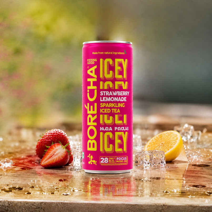 Borecha Low Sugar Strawberry Lemon Sparkling Iced Tea Borecha Low Sugar Strawberry Lemon Sparkling Iced Tea