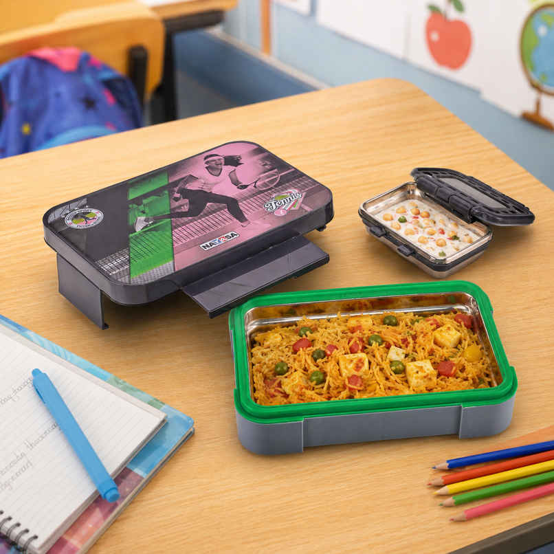 Nayasa Uni-Steel Insulated Stainless Steel Lunch Box | 600 ml | Assorted Nayasa Uni-Steel Insulated Stainless Steel Lunch Box | 600 ml | Assorted