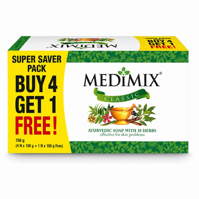 Medimix Classic Ayurvedic Traditionally Made Soap with 18 Herbs Medimix Classic Ayurvedic Traditionally Made Soap with 18 Herbs