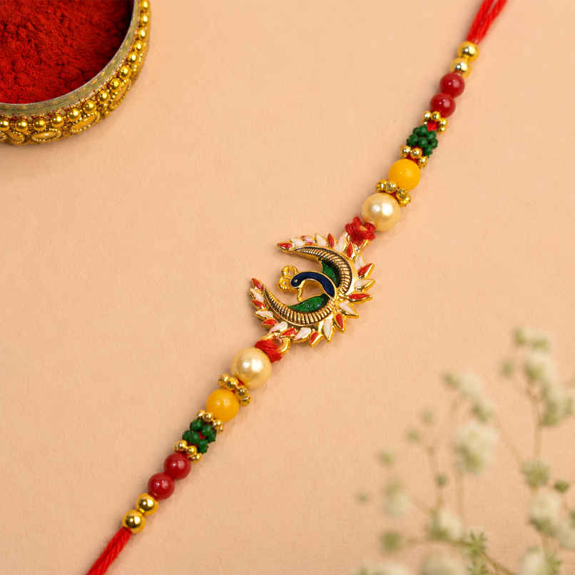 Rakhi for Brother | Dancing Peacock | Pack of 1 | Tomuncle Rakhi for Brother | Dancing Peacock | Pack of 1 | Tomuncle