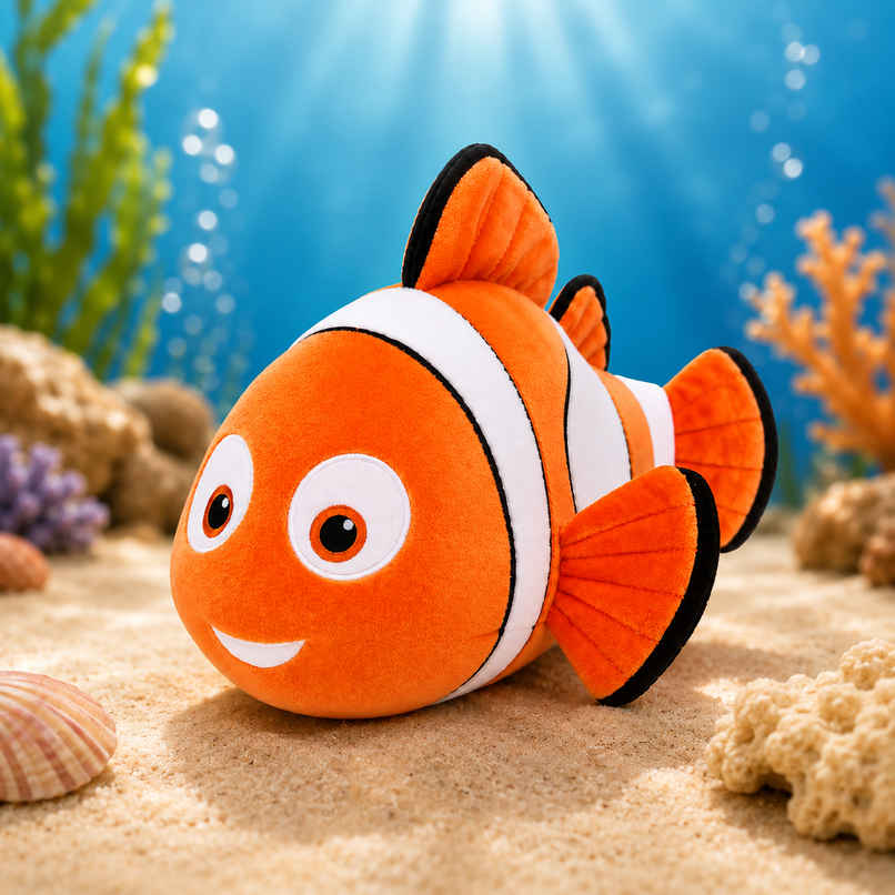DearJoy Cute Fish Soft Toy - Orange, 25 cm DearJoy Cute Fish Soft Toy - Orange, 25 cm