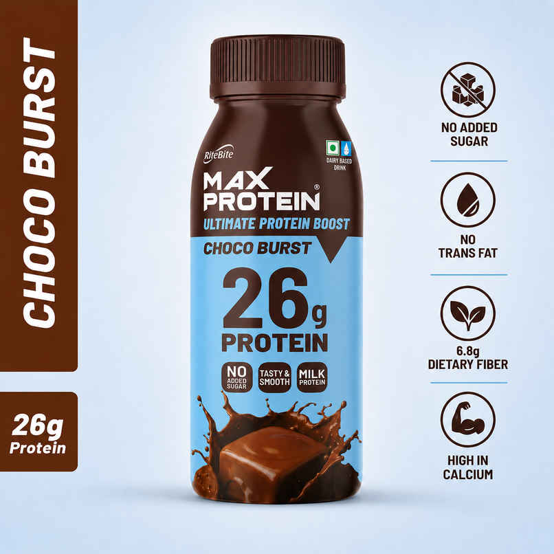 RiteBite Max Protein Choco Burst 26g Protein Milkshake