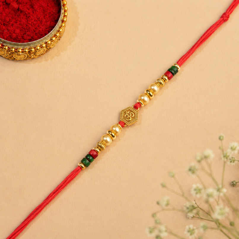 Rakhi for Brother | Om | Religious | Pack of 1 | Shree Rakhi Rakhi for Brother | Om | Religious | Pack of 1 | Shree Rakhi