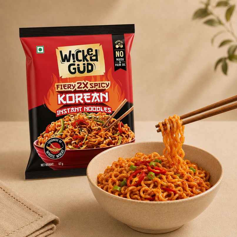 2X Spicy Korean Noodle | WickedGud X Zepto Cafe