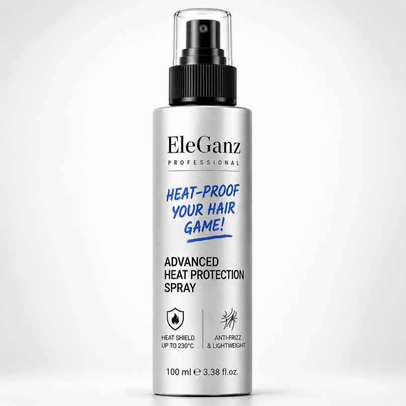 EleGanz Professional Advanced Heat Protection Spray with 24hr Frizz Control & Strength Repair