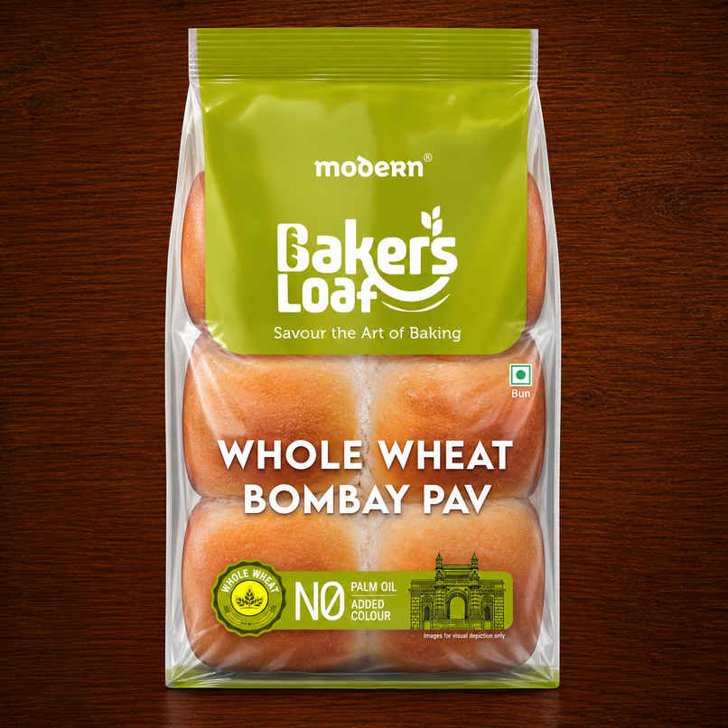 Baker's Loaf Zero Maida No Palm Oil Bombay Pav by Modern
