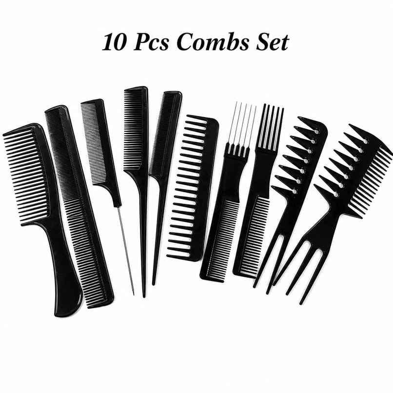 Bronson Professional Combs Set With Multipurpose Styling Comb For All Hair Types Bronson Professional Combs Set With Multipurpose Styling Comb For All Hair Types