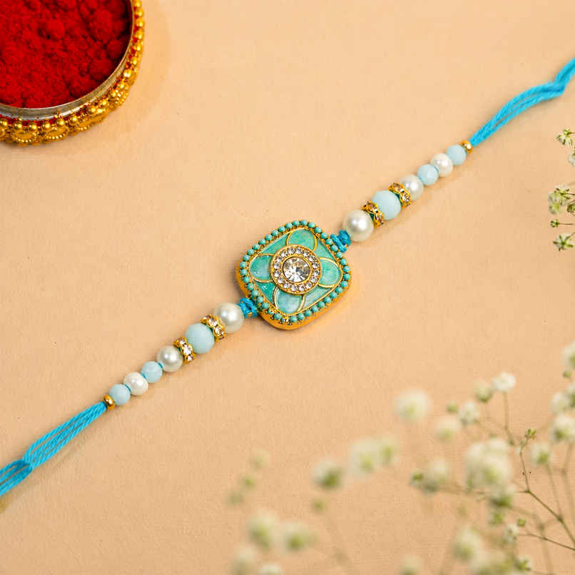 Rakhi for Brother| Studded | Abstract | Pack of 1 | Avyaan Rakhi Rakhi for Brother| Studded | Abstract | Pack of 1 | Avyaan Rakhi