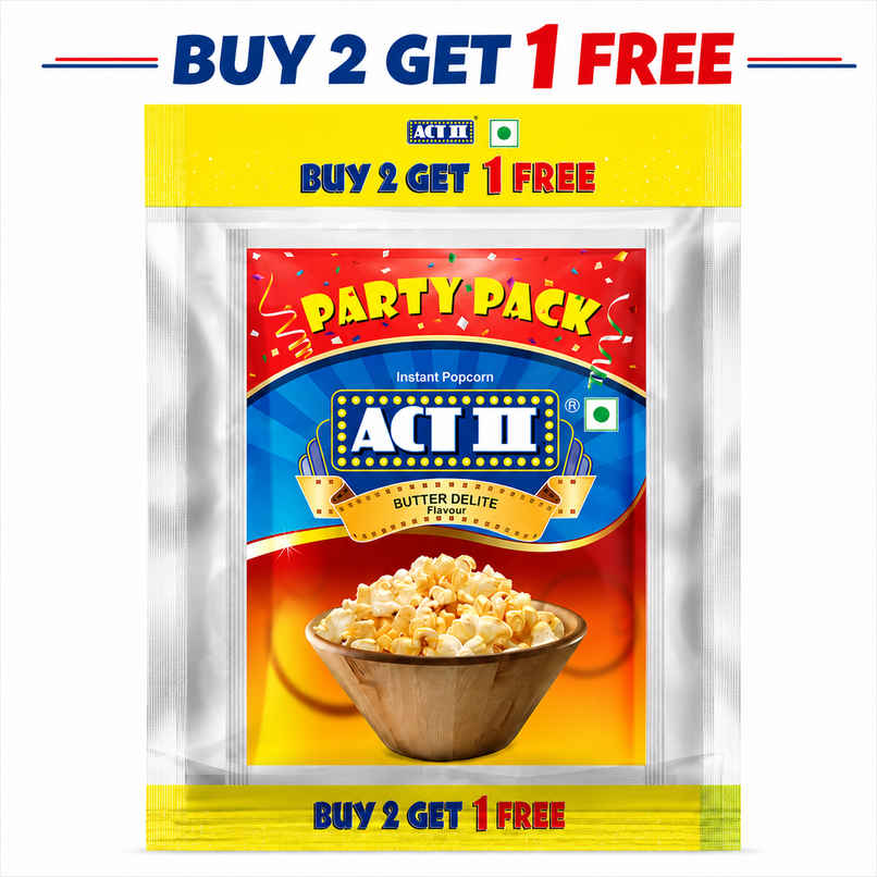 Act II Instant Popcorn | Butter Delite | Hot & Fresh in 3 mins Act II Instant Popcorn | Butter Delite | Hot & Fresh in 3 mins