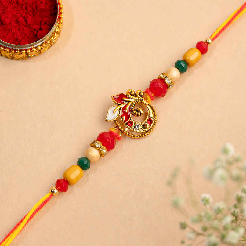 Rakhi for Brother | Peacock Design | Pack of 1 | Shree Rakhi Rakhi for Brother | Peacock Design | Pack of 1 | Shree Rakhi