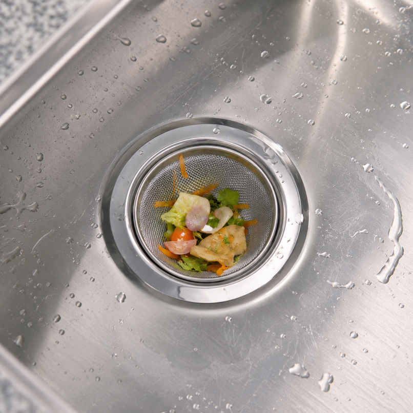 Petals Stainless Steel Sink Drainer/Strainer/Sink Jali/Filter | 11 cm diameter