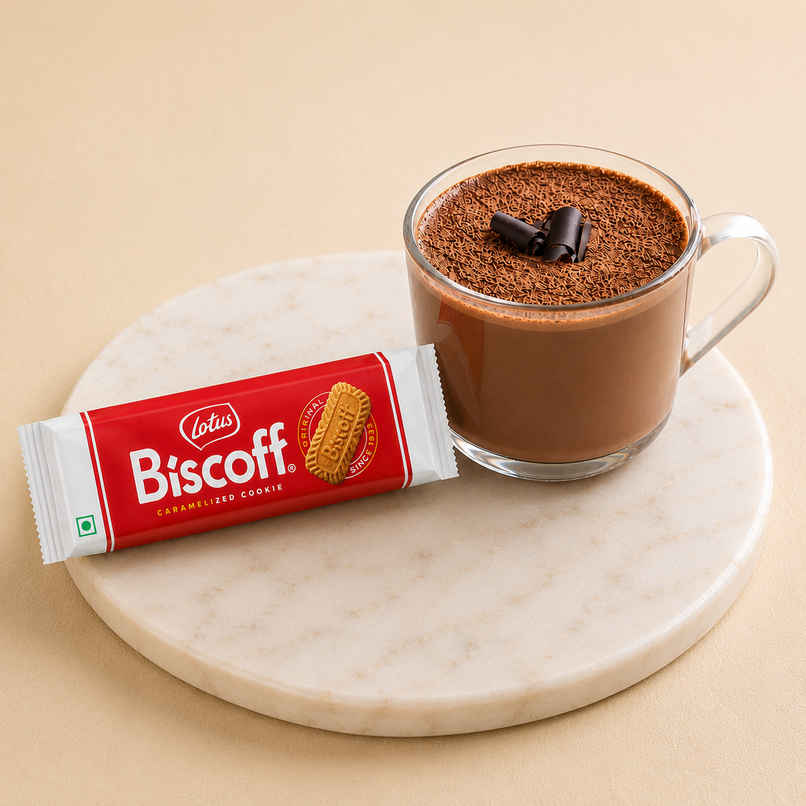 Hot Chocolate with Lotus Biscoff Cookie Hot Chocolate with Lotus Biscoff Cookie