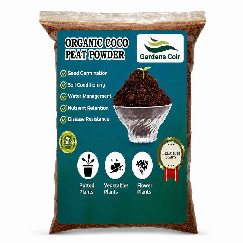 Gardens Coir Premium Cocopeat Powder for Gardening & Potting Mixes