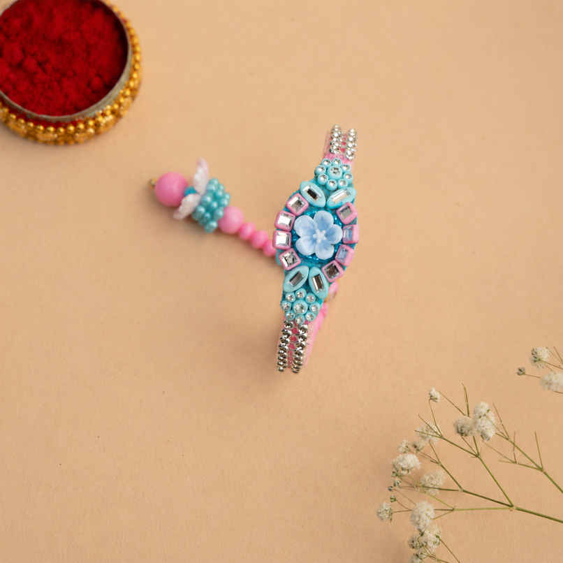 Lumba Rakhi for Bhabhi | Studded | Pack of 1 | Avyaan Rakhi Lumba Rakhi for Bhabhi | Studded | Pack of 1 | Avyaan Rakhi