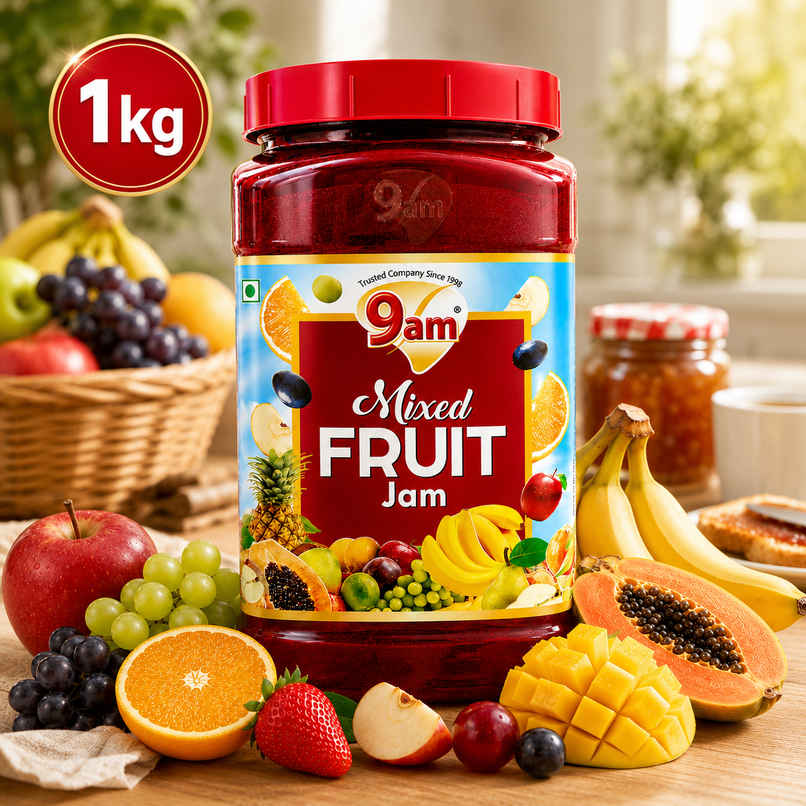 9am Mixed Fruit Jam, Fresh & Flavourful Fruit Spread