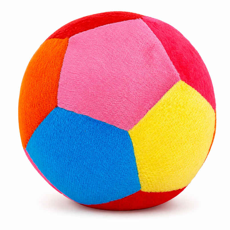 DearJoy Baby Soft Ball With Rattle Sound - Multicolour DearJoy Baby Soft Ball With Rattle Sound - Multicolour