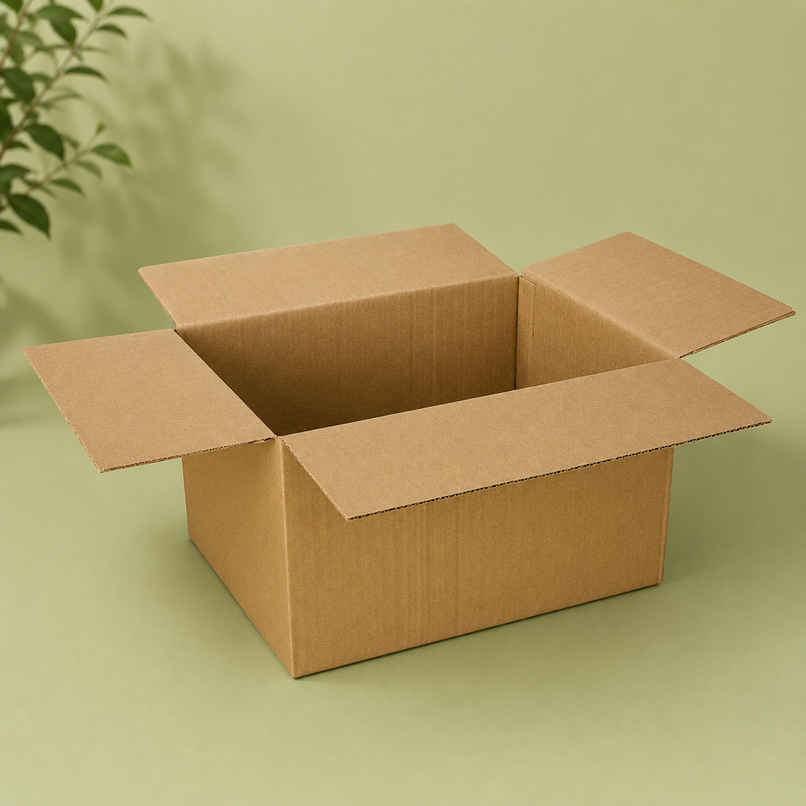 Daluci 3 Ply Corrugated Packaging Box | Brown - 11 x 6 x 5 in