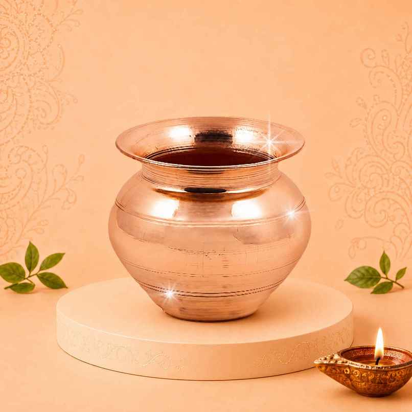 Copper Kalash | 300 ml | Mangal Bhawan Copper Kalash | 300 ml | Mangal Bhawan