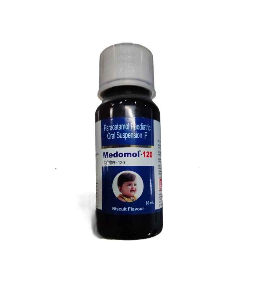 Medomol-120 Biscuit Flavour Oral Suspension Medomol-120 Biscuit Flavour Oral Suspension