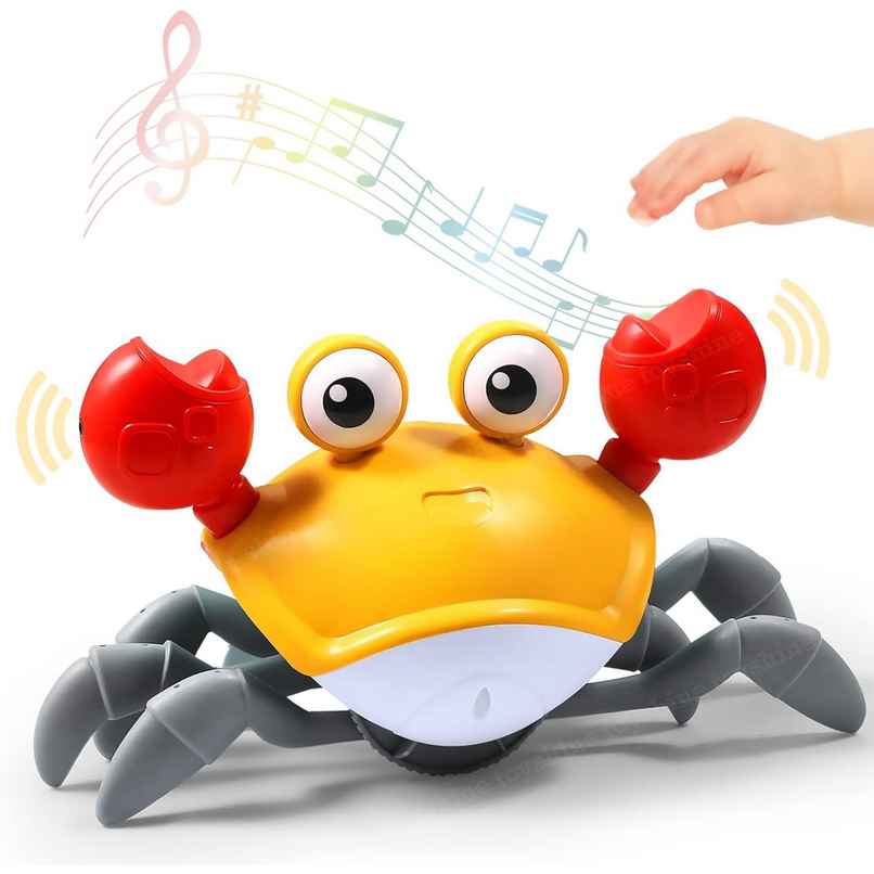 Toyshine Cute Walking Moving Dancing Crab Learning Crawl Sensory Interactive Usb Rechargeable Toy Toyshine Cute Walking Moving Dancing Crab Learning Crawl Sensory Interactive Usb Rechargeable Toy