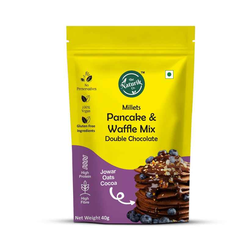 The Naturik Co High Protein Millet Pancake Chocolate