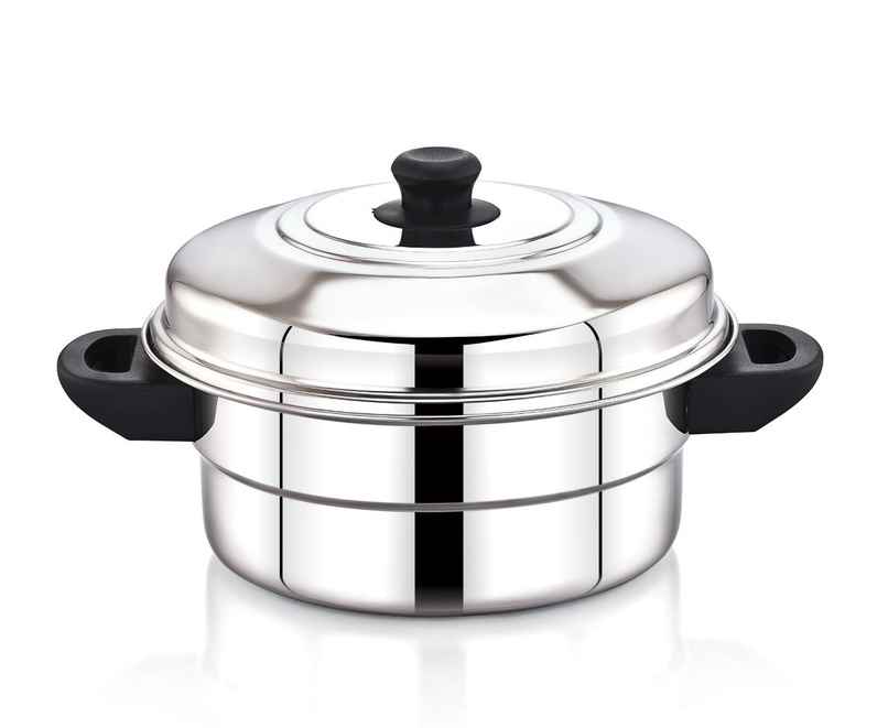 Bombay Kookware Idly Steamer | 2 Plate | Induction Compatible