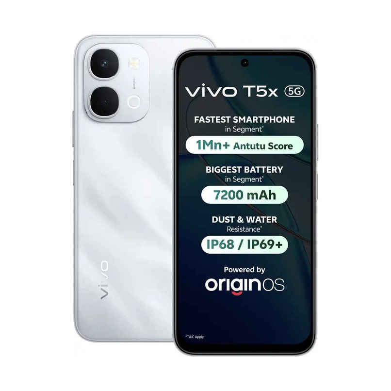 Vivo T5X 8GB 128GB Star Silver