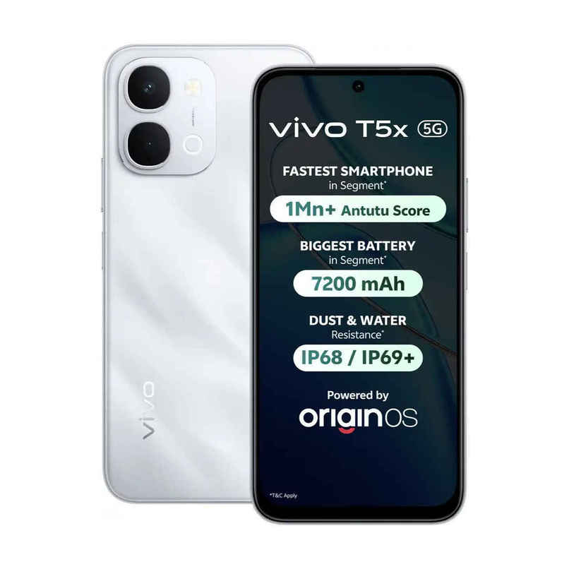 Vivo T5X 8GB 256GB Star Silver