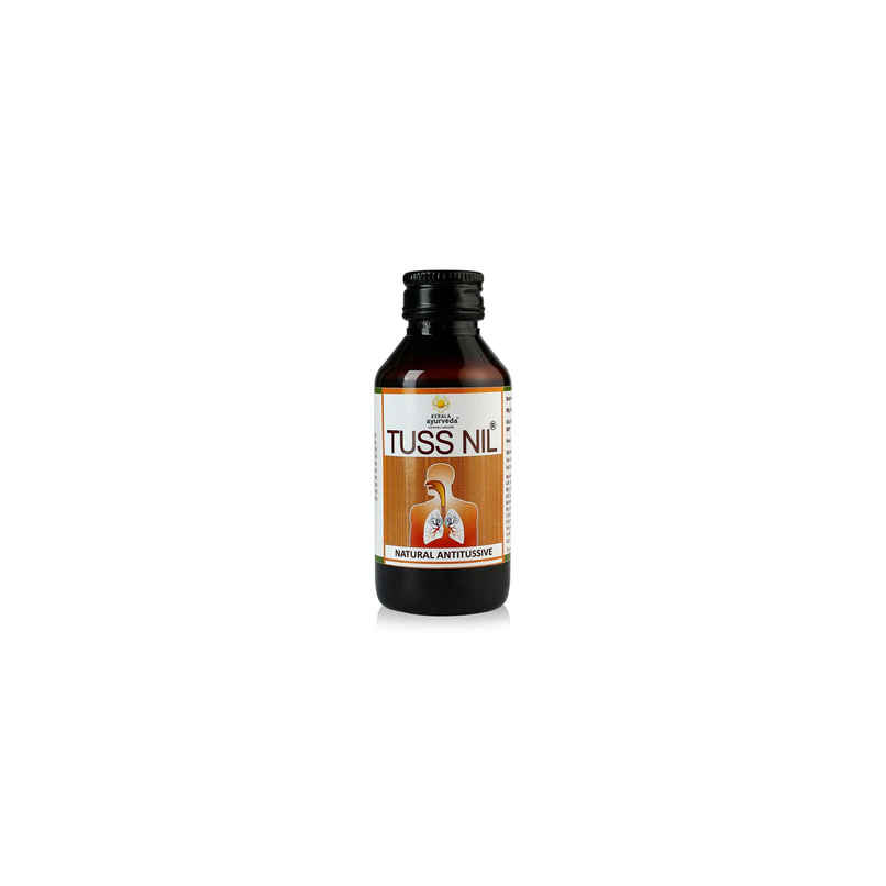 Kerala Ayurveda Tuss Nil Cough Syrup | Non-drowsy, Safe For Kids & Adults | Authentic Herbal Formula