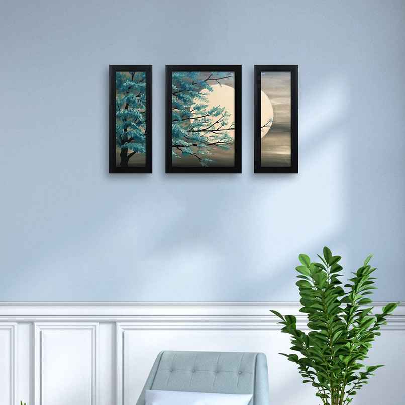 Homeharmony Paintings For Wall Decoration - Set Of 3 | 3D Modern Art Painting