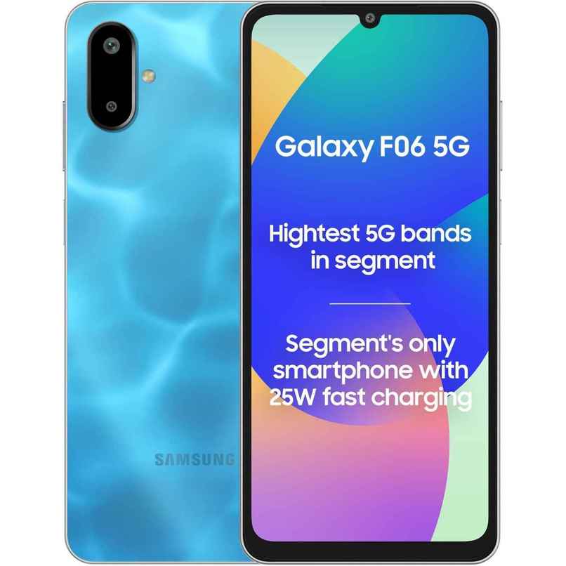Samsung Galaxy F06 5G | 4GB | 128GB | Bahama Blue Samsung Galaxy F06 5G | 4GB | 128GB | Bahama Blue