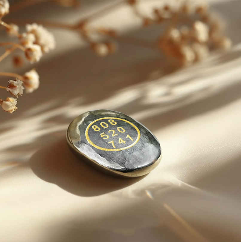 Pyrite Zibu Money Coin Wealth Charm | ServDharm Pyrite Zibu Money Coin Wealth Charm | ServDharm