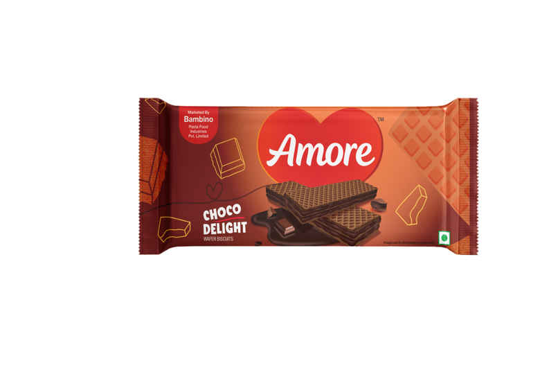 Amore Choco Flavoured Cream Wafer Biscuits
