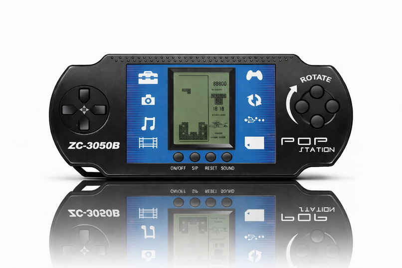 Fablue 23 in 1 Pop Station Video Game for Kids - Portable Pocket Brick Game Toy for Kids