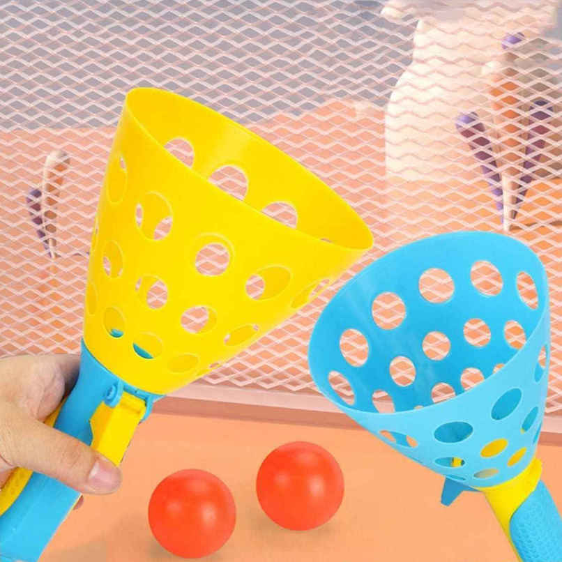 Storio Click And Catch Pop & Catch Twin Ball Play Fun | Multicolour Storio Click And Catch Pop & Catch Twin Ball Play Fun | Multicolour