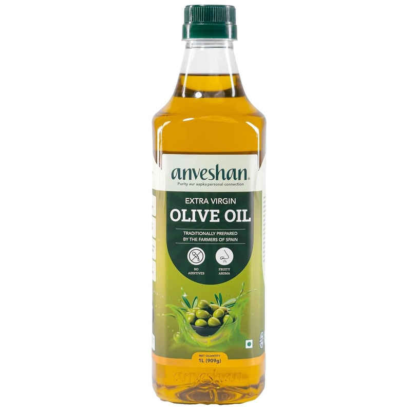 Anveshan Extra Virgin Olive Oil | Pet Bottle | Cold Pressed Extraction