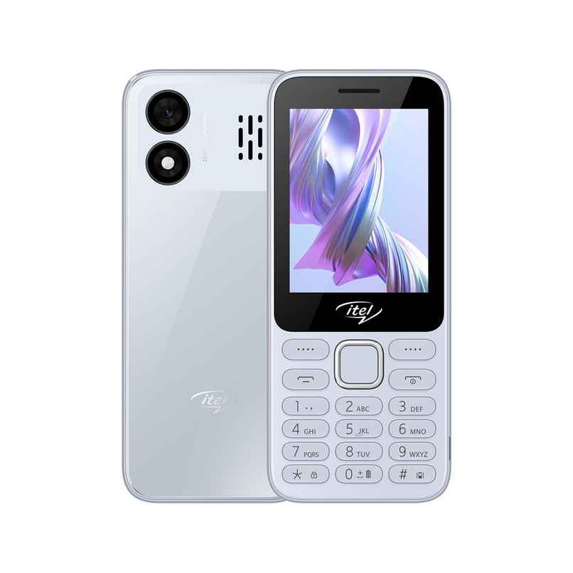 itel It5330 Keypad Mobile | 2.8" Display | 1900 mAh Battery | Glass Back Design | Light Blue