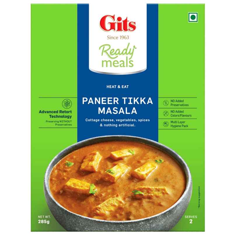 Gits Ready to Eat Paneer Tikka Masala | Authentic & Convenient Gits Ready to Eat Paneer Tikka Masala | Authentic & Convenient