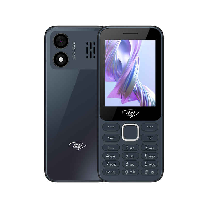 itel It5330 Keypad Mobile | 2.8" Display | 1900 mAh Battery | Glass Back Design | Black