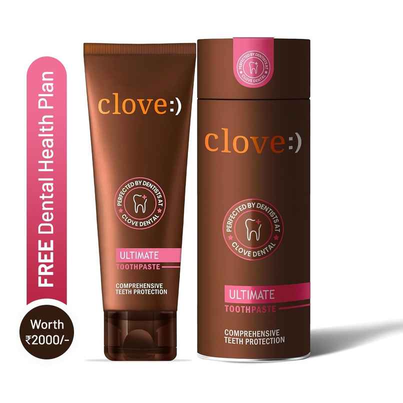 Clove Oral Care Ultimate Toothpaste | Active Freshness | Cavity Prevention | Teeth Whitening Clove Oral Care Ultimate Toothpaste | Active Freshness | Cavity Prevention | Teeth Whitening