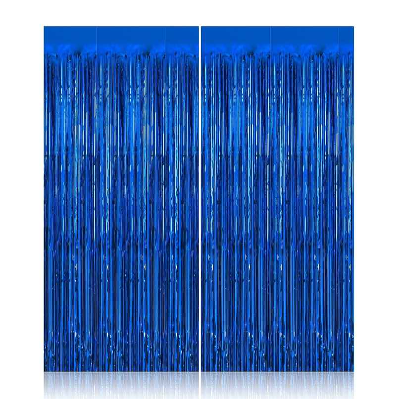 Foil Curtain Blue | Pack of 2 | Party Propz