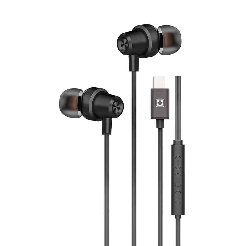Swiss Military Audio Earphone - Water Fi Black