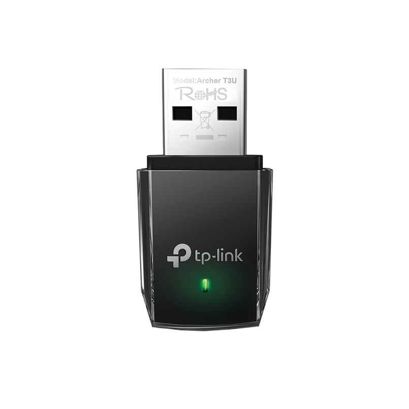 Tp-Link Archer T3U Ac1300 Mini Wireless MU | Mimo 3.0 Port Dual Band USB Adapter - Black