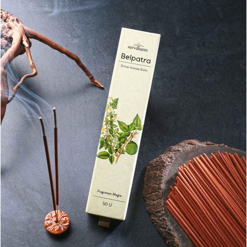 Belpatra Divine Incense Sticks | Fragrance Mogra | ServDharm