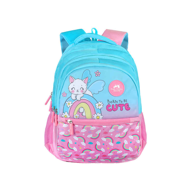 Faber-Castell Fluffy School Bag, Pink, 9+ Years