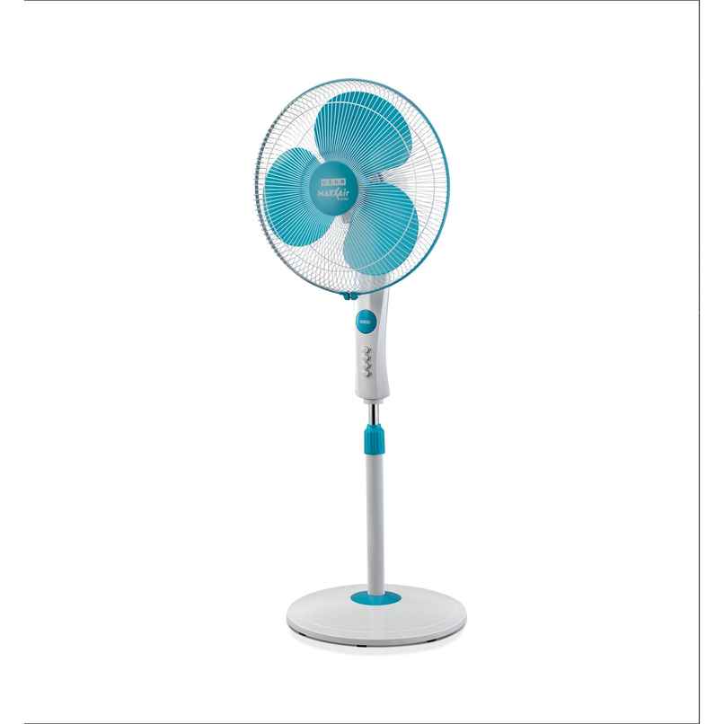 USHA Maxx Air Ultra Pedestal Fan, 400mm, 1350 RPM, Anti - Rust Protection, Copper Motor, Light Blue