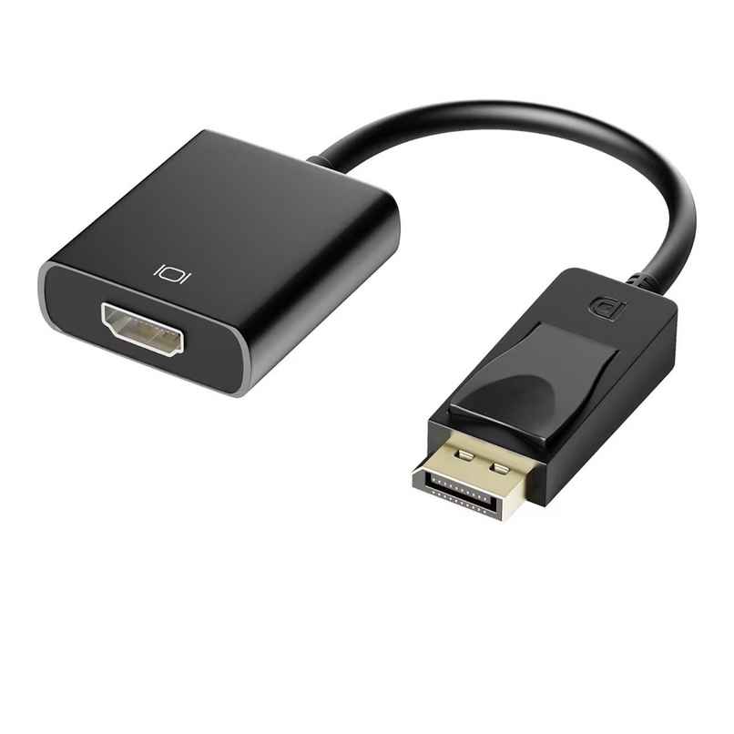 Sounce Display Port to HDMI Adapter, 1080p Display Port DP to HDMI Cable Male to Female Port Support Video & Audio Compatible with Computer, PC, Monitor, Projector, HDTV (Not Bidirectional) Sounce Display Port to HDMI Adapter, 1080p Display Port DP to HDMI Cable Male to Female Port Support Video & Audio Compatible with Computer, PC, Monitor, Projector, HDTV (Not Bidirectional)