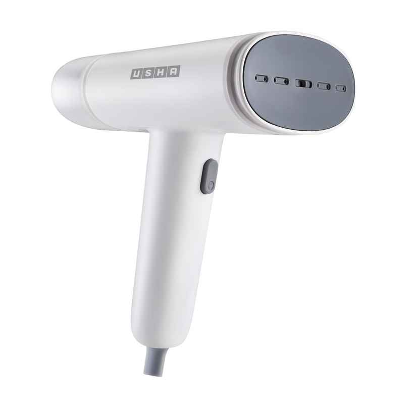 Usha Garment Steamer Techne 500 (1300W, Continious Steam Output Up To 20G/Min, 80Ml Tank, White)